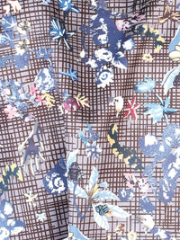 Navy Floral Casual Long Sleeve Shirt 43953 - OriginalWestern.com