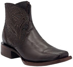 Women´s Silverton Nelly All Leather Square Toe Short Boots-Chocolate
