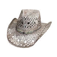 Bullhide GONE CRAZY Toyo Straw Cowboy Hat - Gray