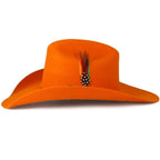Original Stone 100X Western Cowboy Hat for Men and Women Roper Style-Orange - OriginalWestern.com