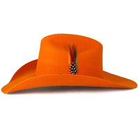 Original Stone 100X Western Cowboy Hat for Men and Women Roper Style-Orange - OriginalWestern.com