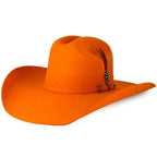 Original Stone 100X Western Cowboy Hat for Men and Women Roper Style-Orange - OriginalWestern.com