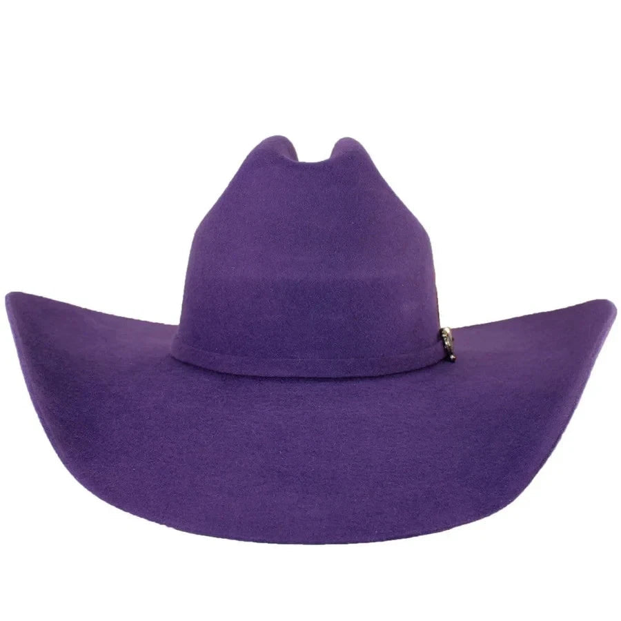 Original Stone 100X Western Cowboy Hat for Men and Women Roper Style-Purple - OriginalWestern.com