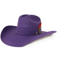 Original Stone 100X Western Cowboy Hat for Men and Women Roper Style-Purple - OriginalWestern.com