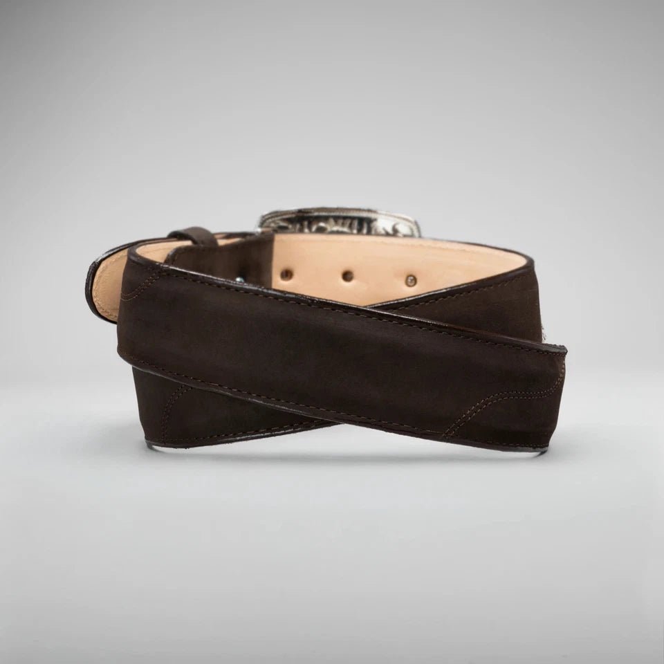 Pirarucu Monster Fish Print Western Belt with Removable Buckle - Oryx - OriginalWestern.com