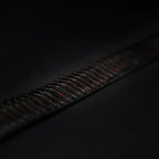 Python Snakeskin Print Western Belt with Removable Buckle - Black Cherry - OriginalWestern.com