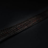 Python Snakeskin Print Western Belt with Removable Buckle - Black Cherry - OriginalWestern.com