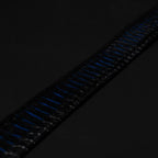Python Snakeskin Print Western Belt with Removable Buckle - Blue - OriginalWestern.com