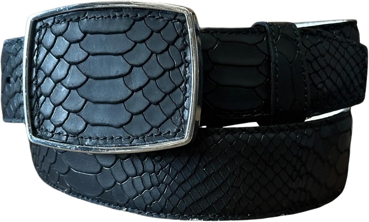 Python Snakeskin Western Belt - OriginalWestern.com
