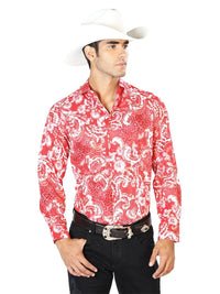 El General - Red Casual Long Sleeve Shirt 43583