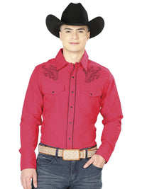 Red Western Long Sleeve Shirt 42956 - OriginalWestern.com