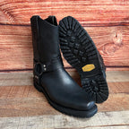 Men's Leather Biker Boot Truck Sole with Harness Est. 2009