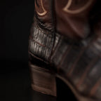 Rodeo Cartie Caiman Tail Print J - Toe Cowboy Boots - Shedron - OriginalWestern.com