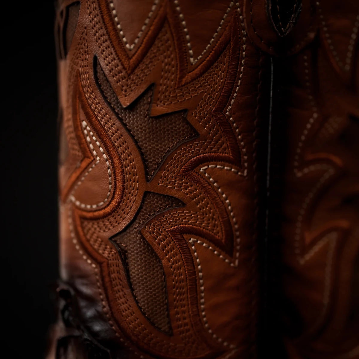 Rodeo Cartie Caiman Tail Print J - Toe Cowboy Boots - Shedron - OriginalWestern.com