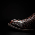 Rodeo Cartie Caiman Tail Print J - Toe Cowboy Boots - Shedron - OriginalWestern.com
