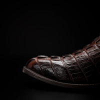 Rodeo Cartie Caiman Tail Print J - Toe Cowboy Boots - Shedron - OriginalWestern.com