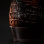 Rodeo Cartie Caiman Tail Print J - Toe Cowboy Boots - Shedron - OriginalWestern.com