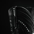 Rodeo Cartie Genuine Exotic American Alligator Skin Dubai Square Toe Cowboy Boots - Black - OriginalWestern.com