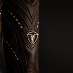 Rodeo Cartie Genuine Exotic American Alligator Skin Dubai Square Toe Cowboy Boots - Brown - OriginalWestern.com