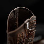 Rodeo Cartie Genuine Exotic American Alligator Skin Dubai Square Toe Cowboy Boots - Brown - OriginalWestern.com
