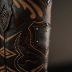 Rodeo Cartie Mamba Phyton Snakeskin Print Tribute Square Toe Boots – Tobacco - OriginalWestern.com