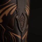 Rodeo Cartie Mamba Phyton Snakeskin Print Tribute Square Toe Boots – Tobacco - OriginalWestern.com