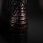 Rodeo Cartie Men's 608 Exotic Caiman Belly Western Cowboy Boot–Black Cherry - OriginalWestern.com