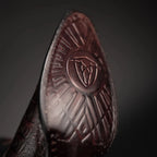 Rodeo Cartie Men's 608 Exotic Caiman Belly Western Cowboy Boot–Black Cherry - OriginalWestern.com