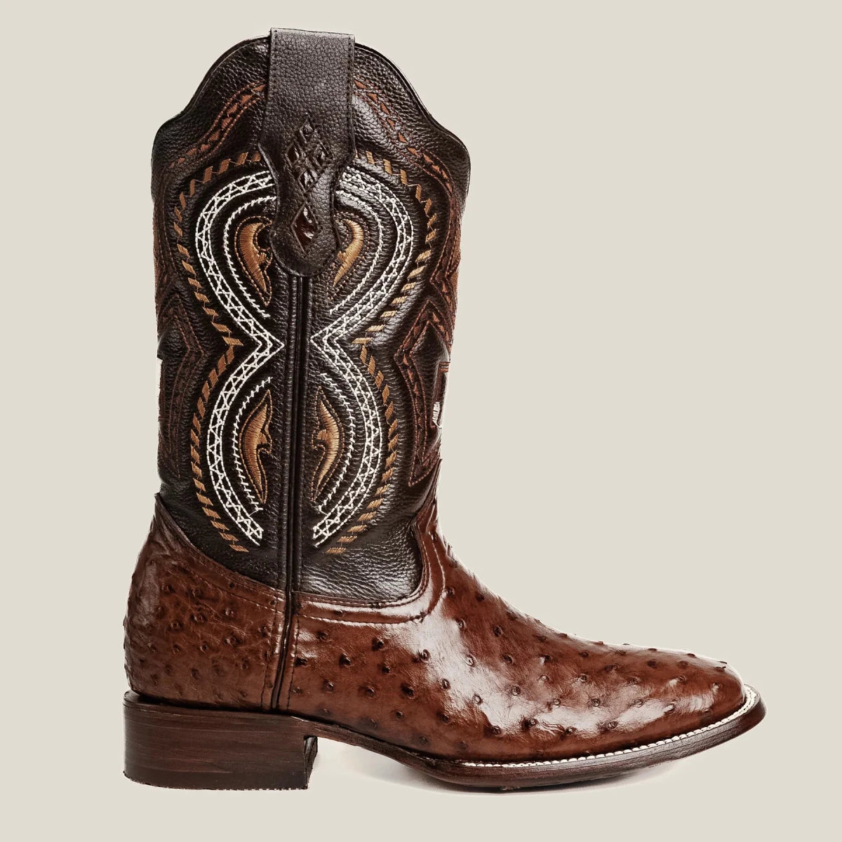 Rodeo Cartie Men”s 703 Exotic Ostrich Original Rodeo Boot–Brown - OriginalWestern.com