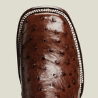 Rodeo Cartie Men”s 703 Exotic Ostrich Original Rodeo Boot–Brown - OriginalWestern.com