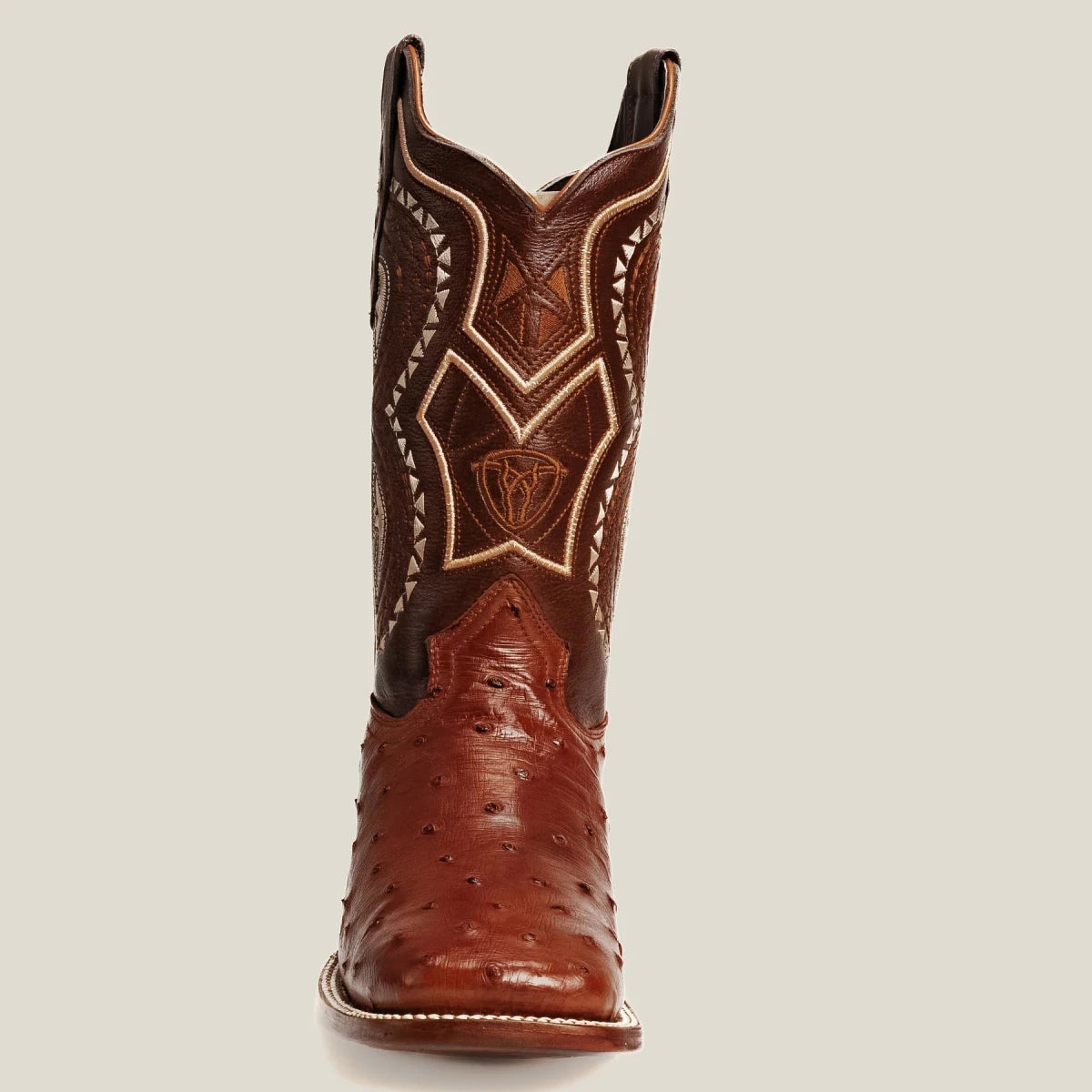 Rodeo Cartie Men”s 703 Exotic Ostrich Original Rodeo Boot–Chedron - OriginalWestern.com