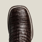 Rodeo Cartie Men”s 706 Exotic Caiman Original Rodeo Boot–Brown - OriginalWestern.com