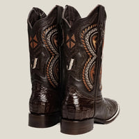 Rodeo Cartie Men”s 706 Exotic Caiman Original Rodeo Boot–Brown - OriginalWestern.com