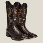 Rodeo Cartie Men”s 706 Exotic Caiman Original Rodeo Boot–Brown - OriginalWestern.com