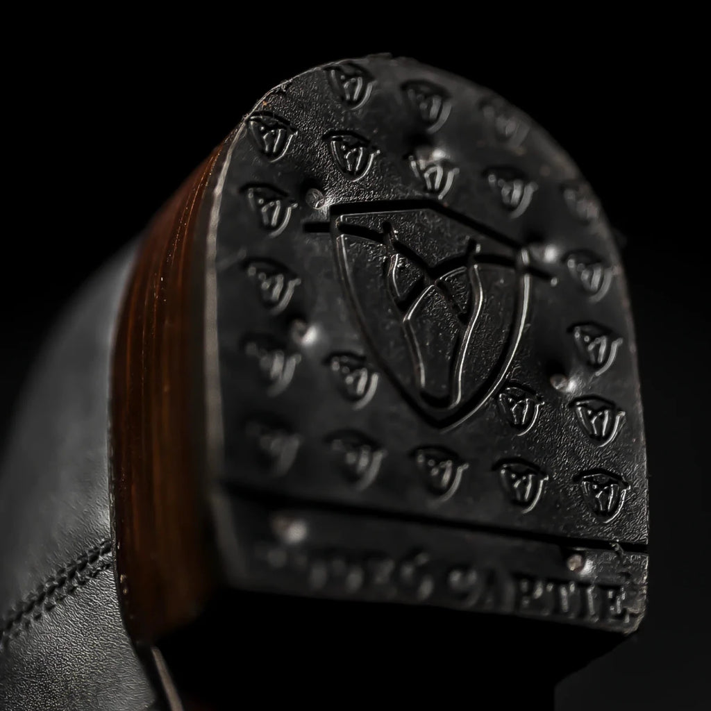 Rodeo Cartie Men”s 716 Braided Short Ankle Western Boot–Black - OriginalWestern.com