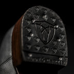 Rodeo Cartie Men”s 716 Braided Short Ankle Western Boot–Black - OriginalWestern.com