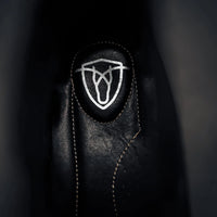 Rodeo Cartie Men”s 716 Braided Short Ankle Western Boot–Black - OriginalWestern.com