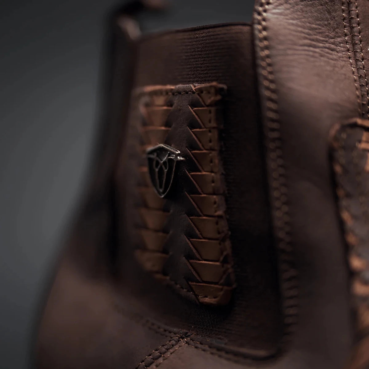 Rodeo Cartie Men”s 716 Braided Short Ankle Western Boot–Tobacco - OriginalWestern.com