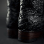 Rodeo Cartie Men's 761 Exotic Original Pirarucu Monster Fish Boot–Black - OriginalWestern.com
