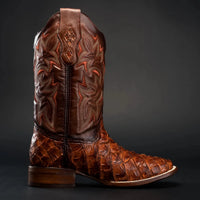 Rodeo Cartie Men's 761 Exotic Original Pirarucu Monster Fish Boot–Shedron - OriginalWestern.com