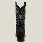 Rodeo Cartie Men”s 816 Cowboy Boot Rodeo Braided–Black - OriginalWestern.com
