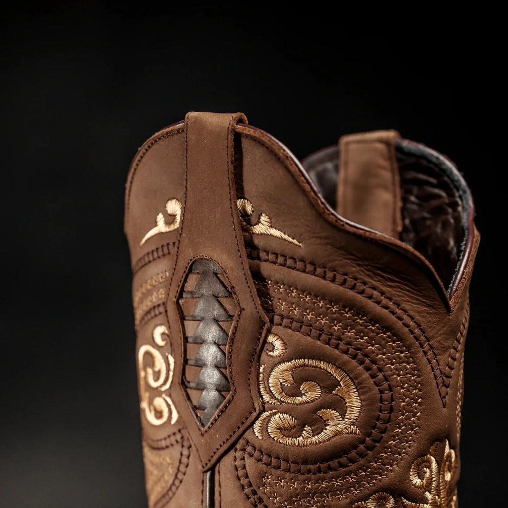 Rodeo Cartie Men”s 816 Cowboy Boot Rodeo Braided–Tabacco - OriginalWestern.com