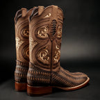Rodeo Cartie Men”s 816 Cowboy Boot Rodeo Braided–Tabacco - OriginalWestern.com