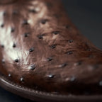 Rodeo Cartie Men”s 903 J Toe Original Exotic Ostrich Boot–Bourbon - OriginalWestern.com