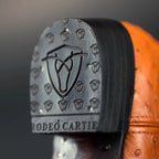 Rodeo Cartie Men”s 903 J Toe Original Exotic Ostrich Boot–Chestnut - OriginalWestern.com