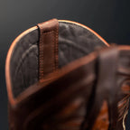 Rodeo Cartie Men”s 903 J Toe Original Exotic Ostrich Boot–Chestnut - OriginalWestern.com