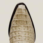 Rodeo Cartie Men”s 908 J Toe Original Caiman Belly Boot–Bone - OriginalWestern.com