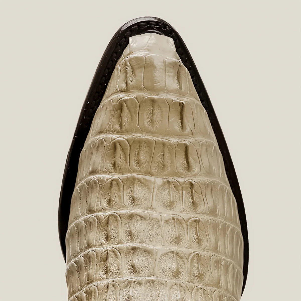 Rodeo Cartie Men”s 908 J Toe Original Caiman Belly Boot–Bone - OriginalWestern.com