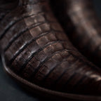 Rodeo Cartie Men”s 908 J Toe Original Caiman Belly Boot–Bourbon - OriginalWestern.com