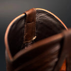 Rodeo Cartie Men”s 908 J Toe Original Caiman Belly Boot–Chestnut El - OriginalWestern.com